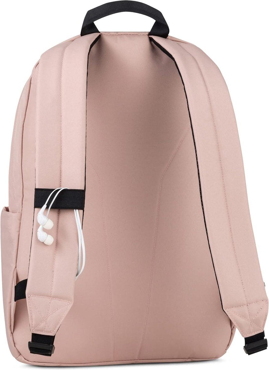Schoolrugzak voor meisjes, jongens en tieners - 16 inch laptopvak van gerecycled PET waterafstotend roze Eén maat dames rugzak