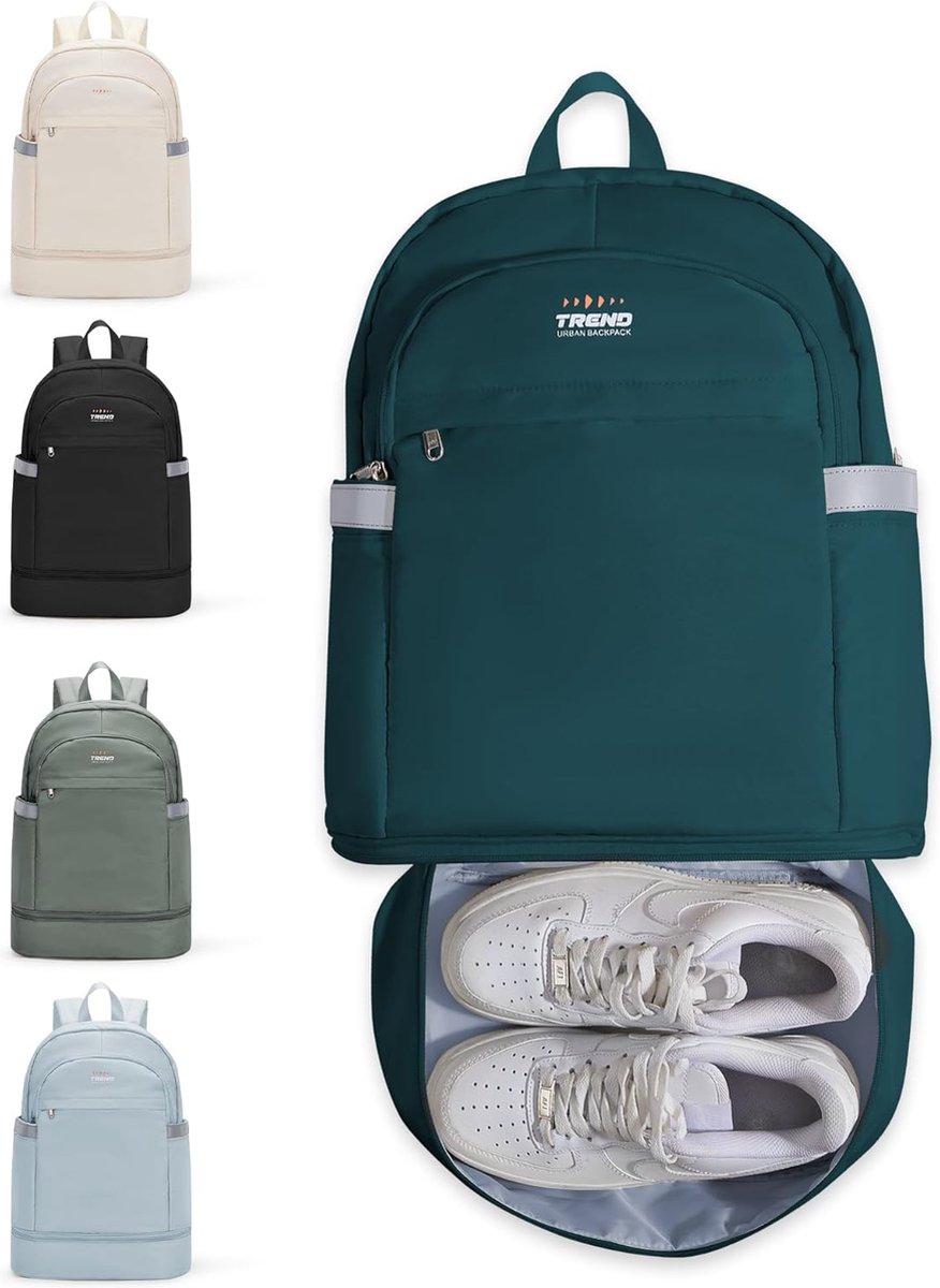 Large capacity travel backpack, sports bag with shoe compartment, hiking backpack, gym bag, travel backpack, backpack for men and women, waterproof