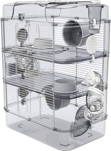 Hamsterkooi met Hamsterspeelgoed - Rattenkooi - Hamster Kooi - Hamster Huisje - Knaagdierhok - Knaagdierenkooi