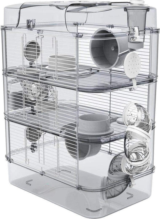 Hamsterkooi met Hamsterspeelgoed - Rattenkooi - Hamster Kooi - Hamster Huisje - Knaagdierhok - Knaagdierenkooi