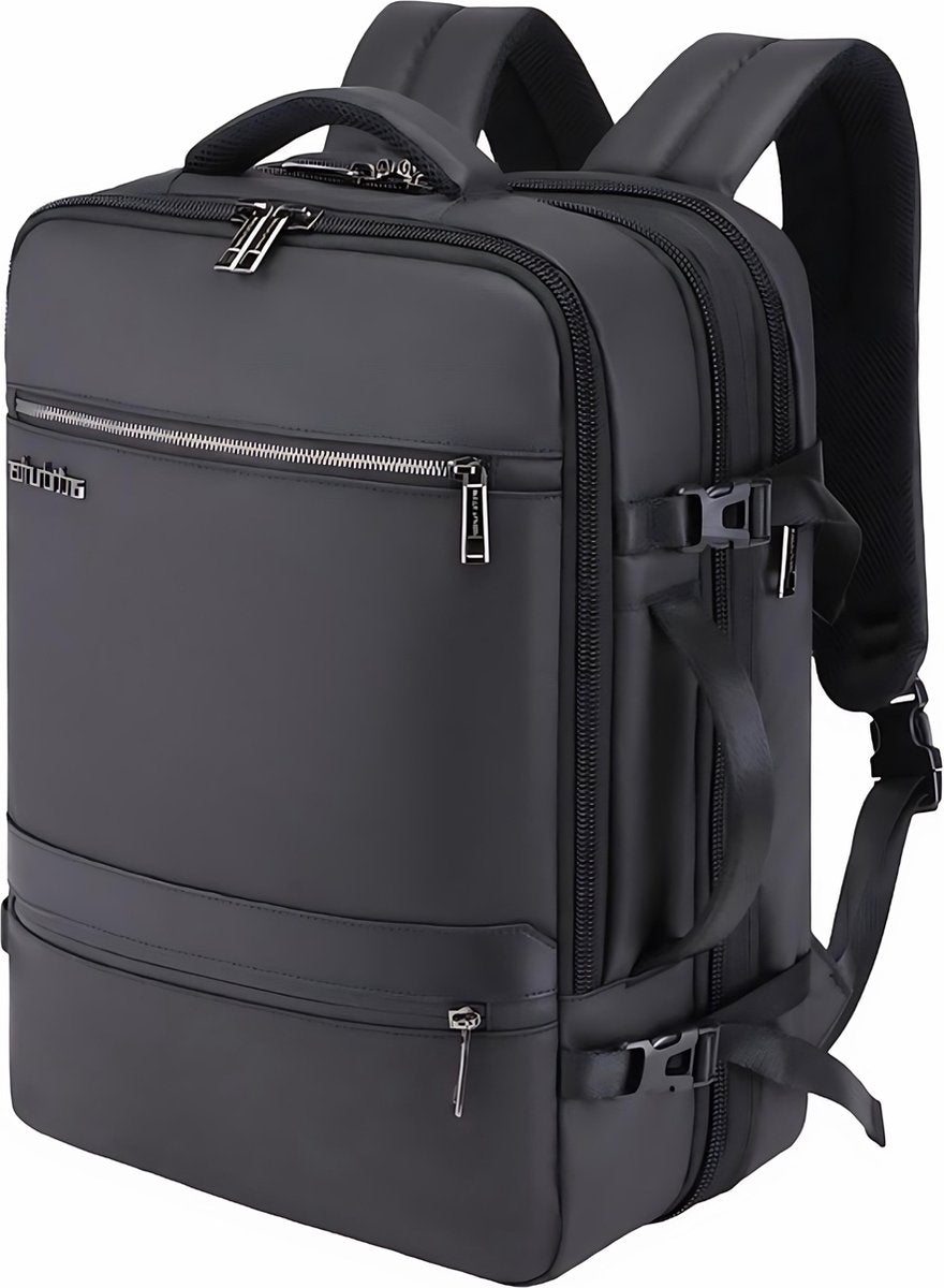 Arctic Hunter Rugzak - Laptoptas - Motortas - USB-aansluiting - Waterafstotend materiaal - Zwart - 32L