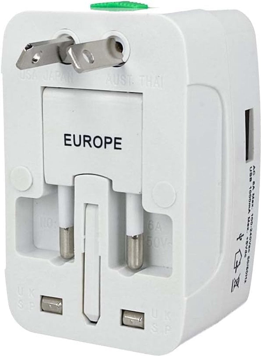 ShopGlobe - Wereldstekker - Reisadapter - Reisstekker - Omvormer