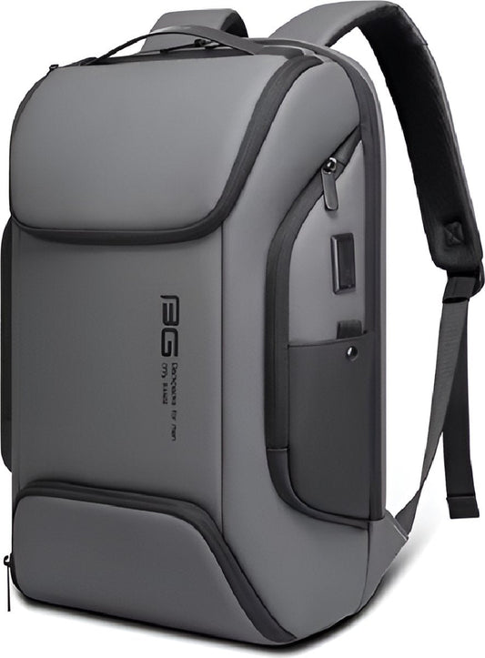 E-Shop4u - Multifunctionele USB Laptoptas - Waterdicht - Grote Capaciteit - Grijs - USB Oplaadfunctie