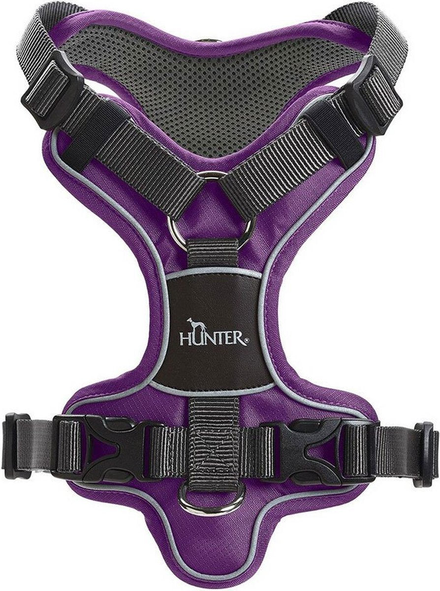 Honden harnas Hunter Divo Paars S 45-56 cm