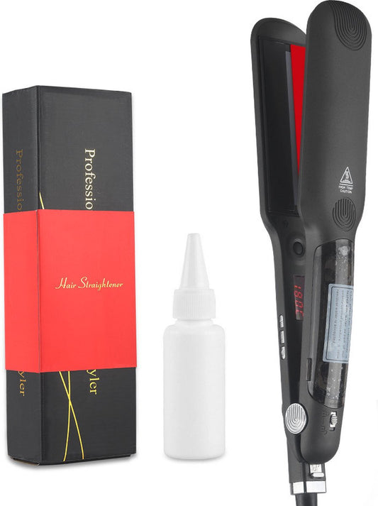 Steam Straightener - 4.0 - Steam Straightener Pod - Professional Hair Straightener - Curling Iron - Infrared Hair Straightener