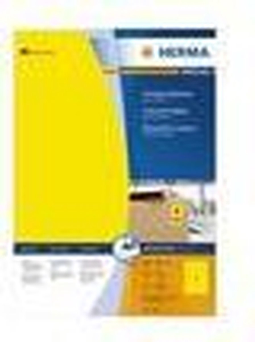 Herma gekl. etik. geel 210x297 100 vel DIN A4 100 stuks 4401