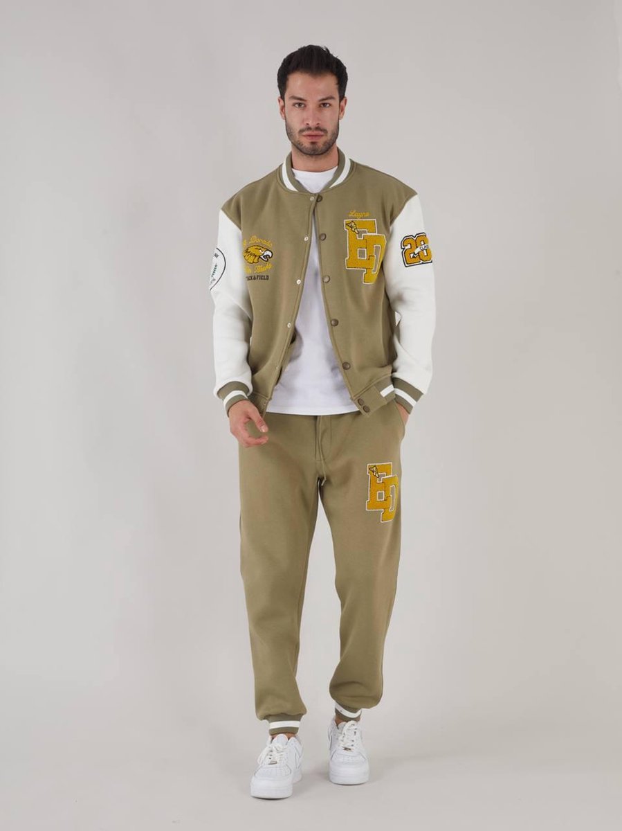 Varsity set - Mannen Trainingspak Mannen track suit | Jasje + Broek Fashion Casual Trainingspak Heren Kleding - L