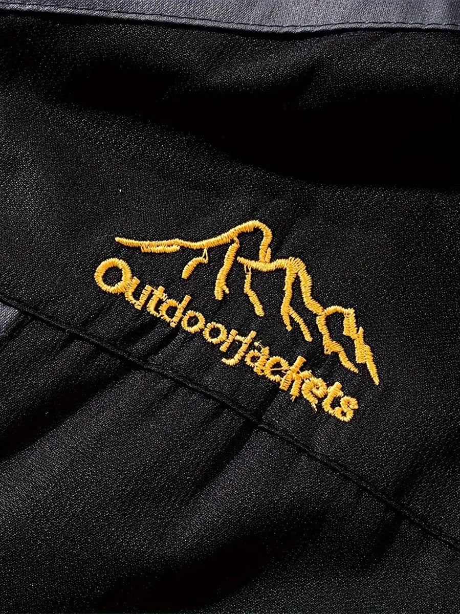 Heren winter waterdicht winddicht winterjack met warme fleece voering, ski-regenjas met capuchon