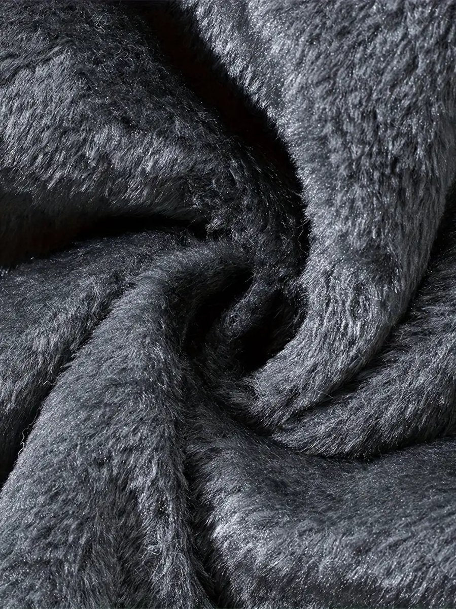 Men's Winter Warm Fleece-lined Jacket, Thickened Sports Outdoor Hooded Jacket, Windproof Outerwear