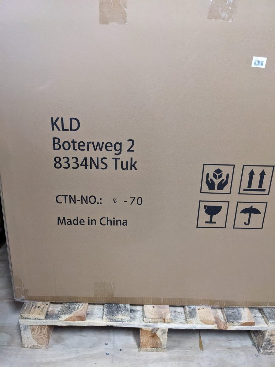 Puppyren 8-hoekig 60 cm hoog grijs hamerslag