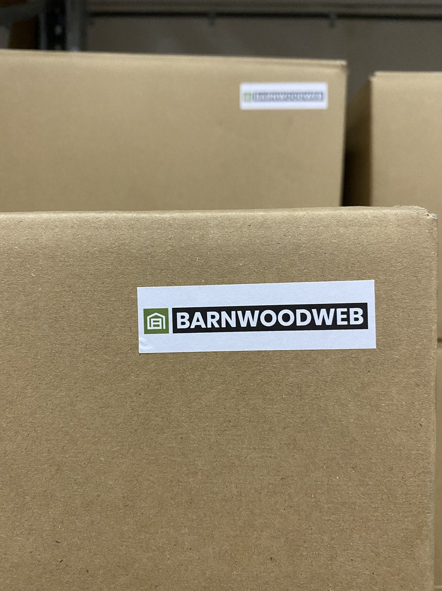 Barnwoodweb Schuifdeursysteem Recht - Complete set - 245 cm rail (in 3 delen) - Zwart