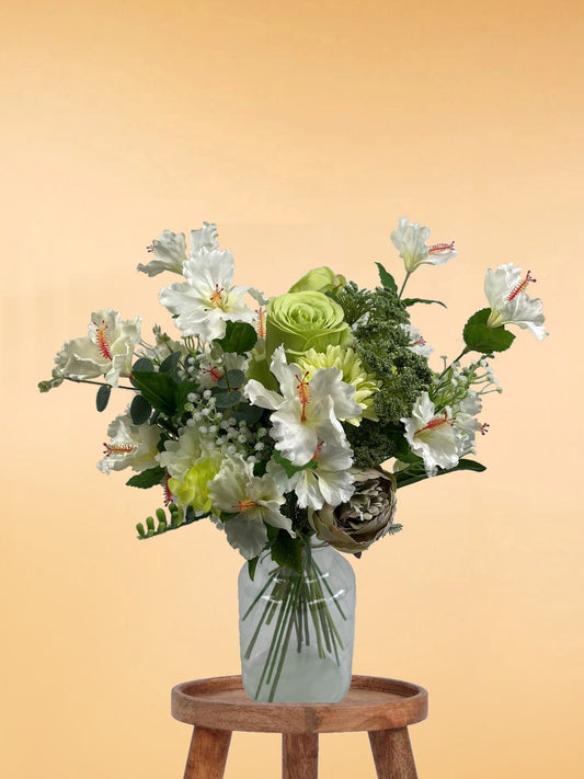 Zijden Boeket – 65-70 cm hoog – 24 stelen - doe-het-zelf boeket – DIY – alle kunstbloemen los geleverd – Lente – multicolor – Exclusief vaas – Plukboeket - Veldboeket – Kunstbloemen - nep bloemen - nepbloemen - kunstplanten