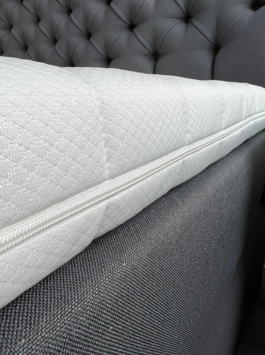 Topmatras – 180x200 – koudschuim – premium tijk – topper - 5 cm hoog - Gemiddeld