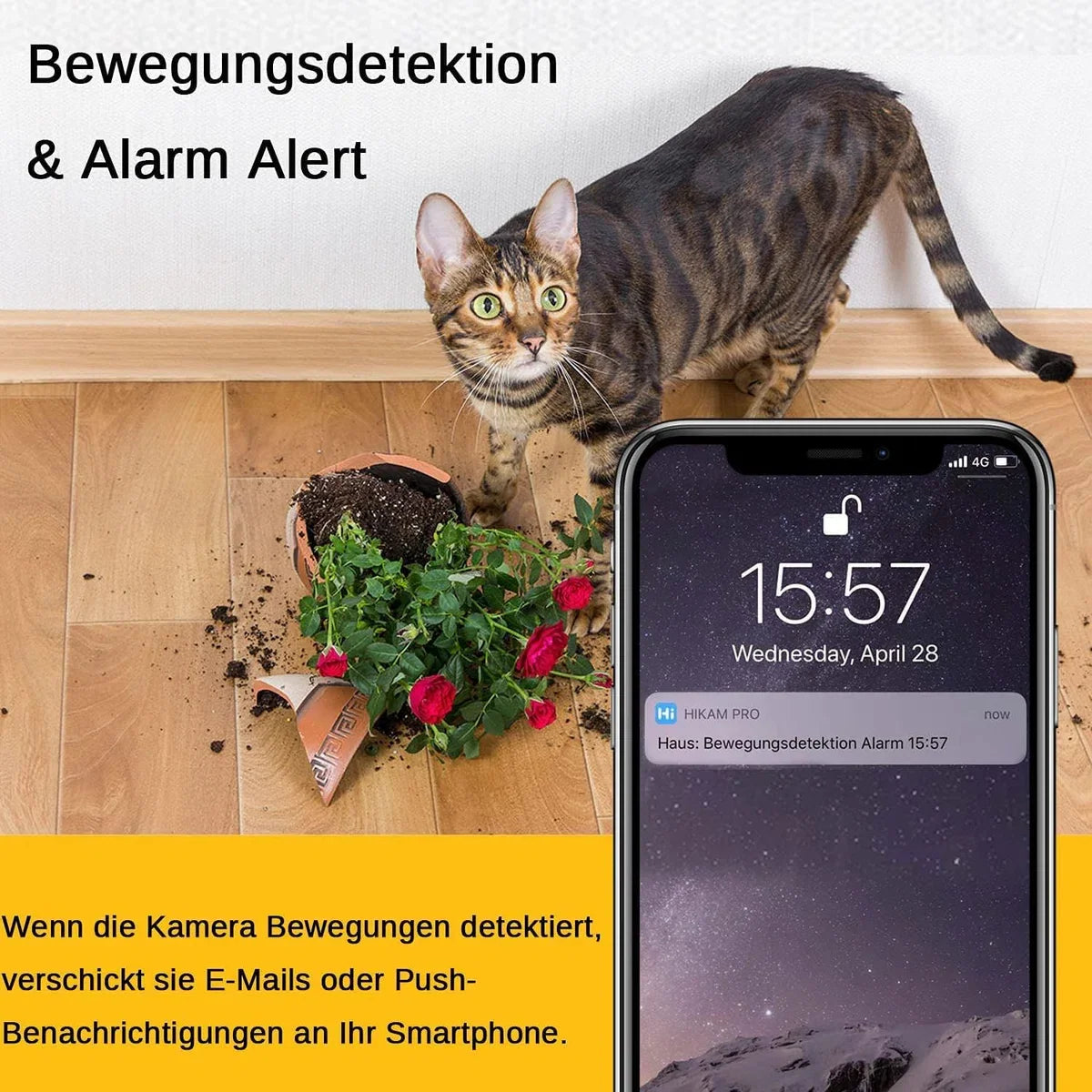 Hondencamera - Huisdiercamera - Indoor Camera - Petcam - Camerabewaking - Beveiligingscamera - Beveiligingscamera voor binnen - Bewakingscamera - Bewakingscamera voor binnen