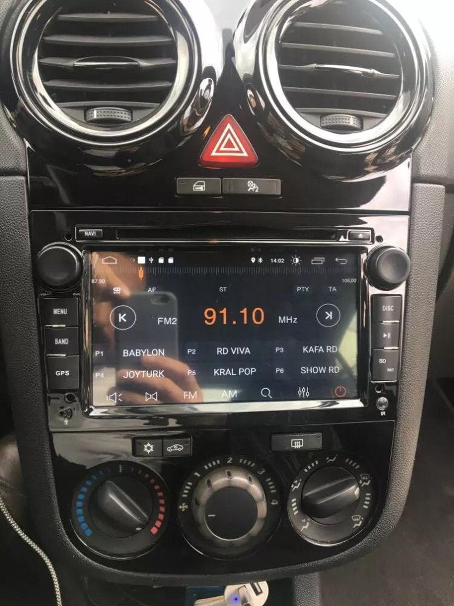 GRATIS CAMERA!! Opel (2002-2014) Android 10.0 navigatie 2GB+32GB DVD Speler Opel Corsa Astra Agila Vectra Antara Vivaro Combo Meriva Zafira Signum Tigra Twintop ZWART