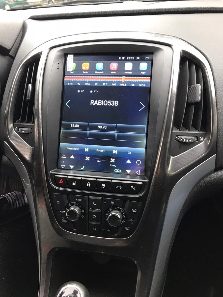Opel Astra J 2010-2015 8-core Android 10 navigatie- en multimediasysteem Bluetooth USB WiFi