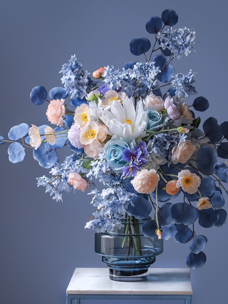 Silk Bouquet - 50-115 cm high - 15 stems - DIY bouquet - all artificial flowers delivered loose - Spring - multi color - Artificial flowers - fake flowers - artificial plants