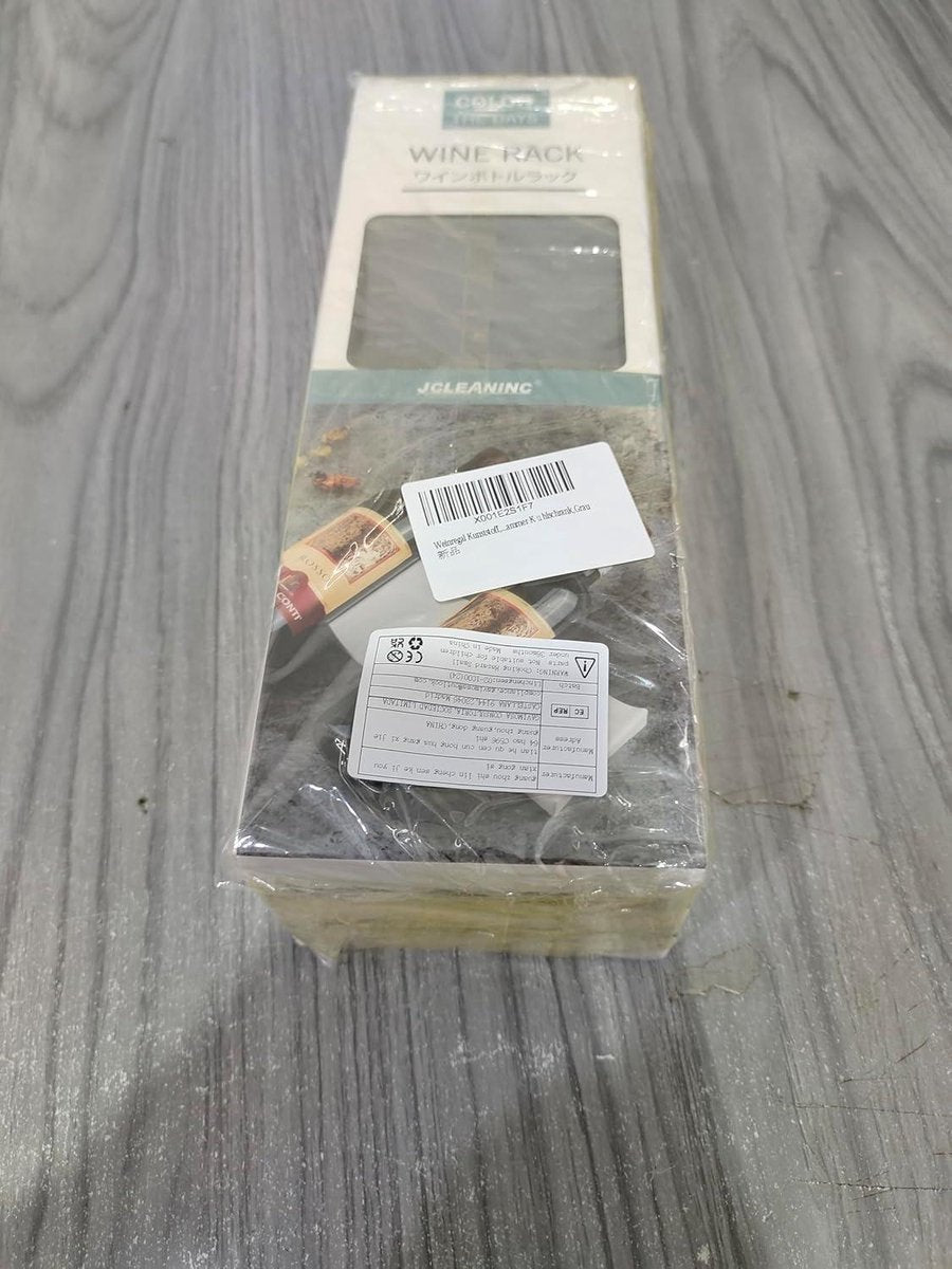 Wine Rack European Style Plastic Wine Bottle Display Stacking Mat - Wine Bottle Stacker - Wine Holder Display Mat Kitchen Refrigerator Restaurant Bar - Grey