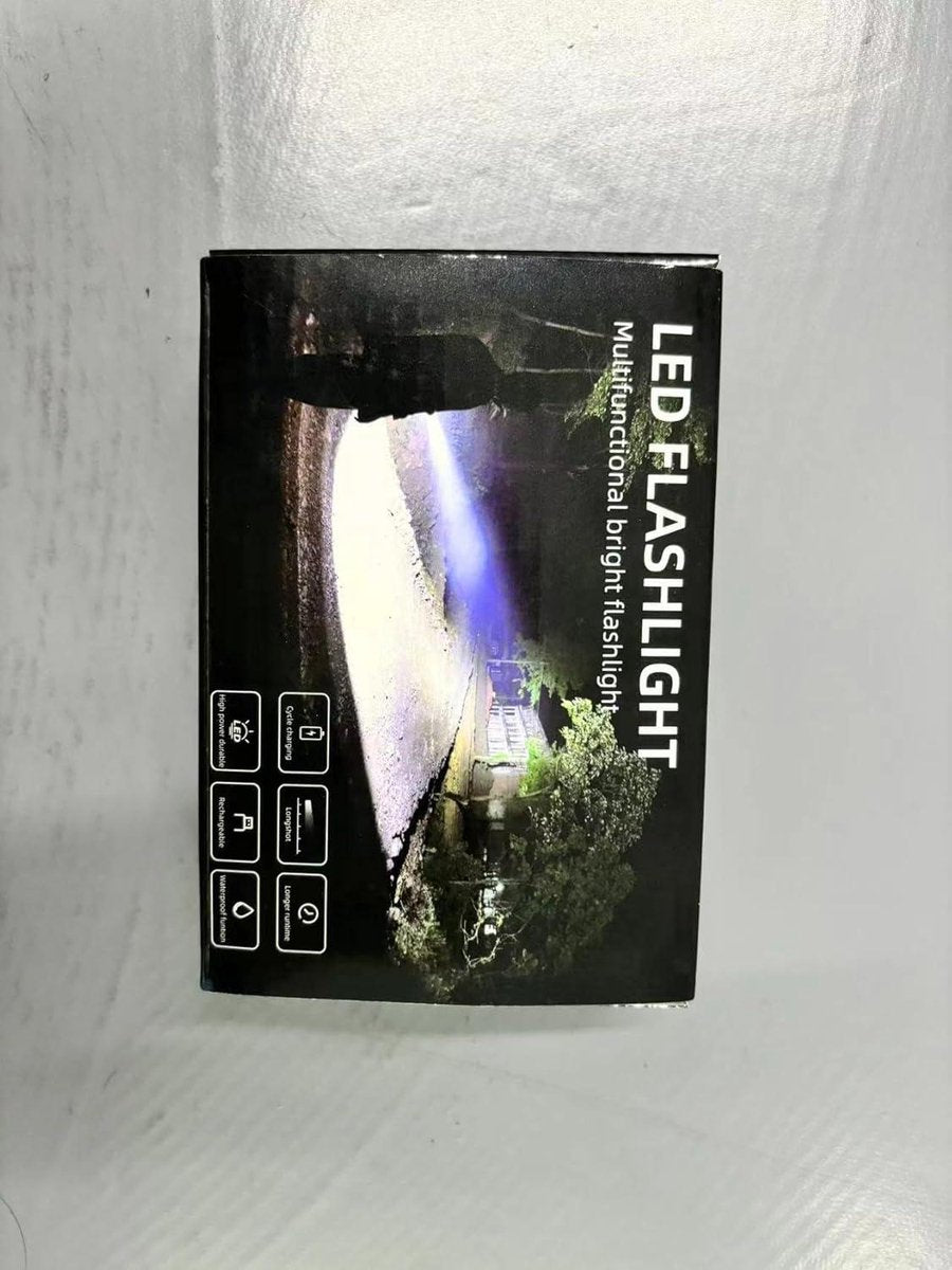 3 led oplaadbare mini-zaklamp 5000 lumen tactisch-verstelbare lengte-2 batterijen-5 lichtmodi-IPX6 waterdicht-kamperen-wandelen-vissen