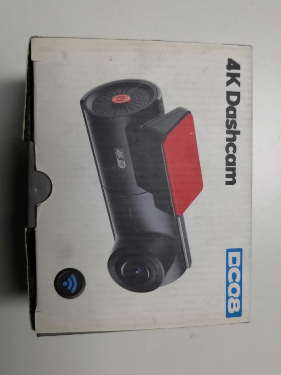 4K Auto Dashcam - Ingebouwde wifi - 2160P Dash Camera - 64 GB SD-kaart - Groothoeklens - App-bediening - Dashboard Camera Recorder - Super Nachtzicht - Parkeerbewaking - G-sensor Dashcam voor auto