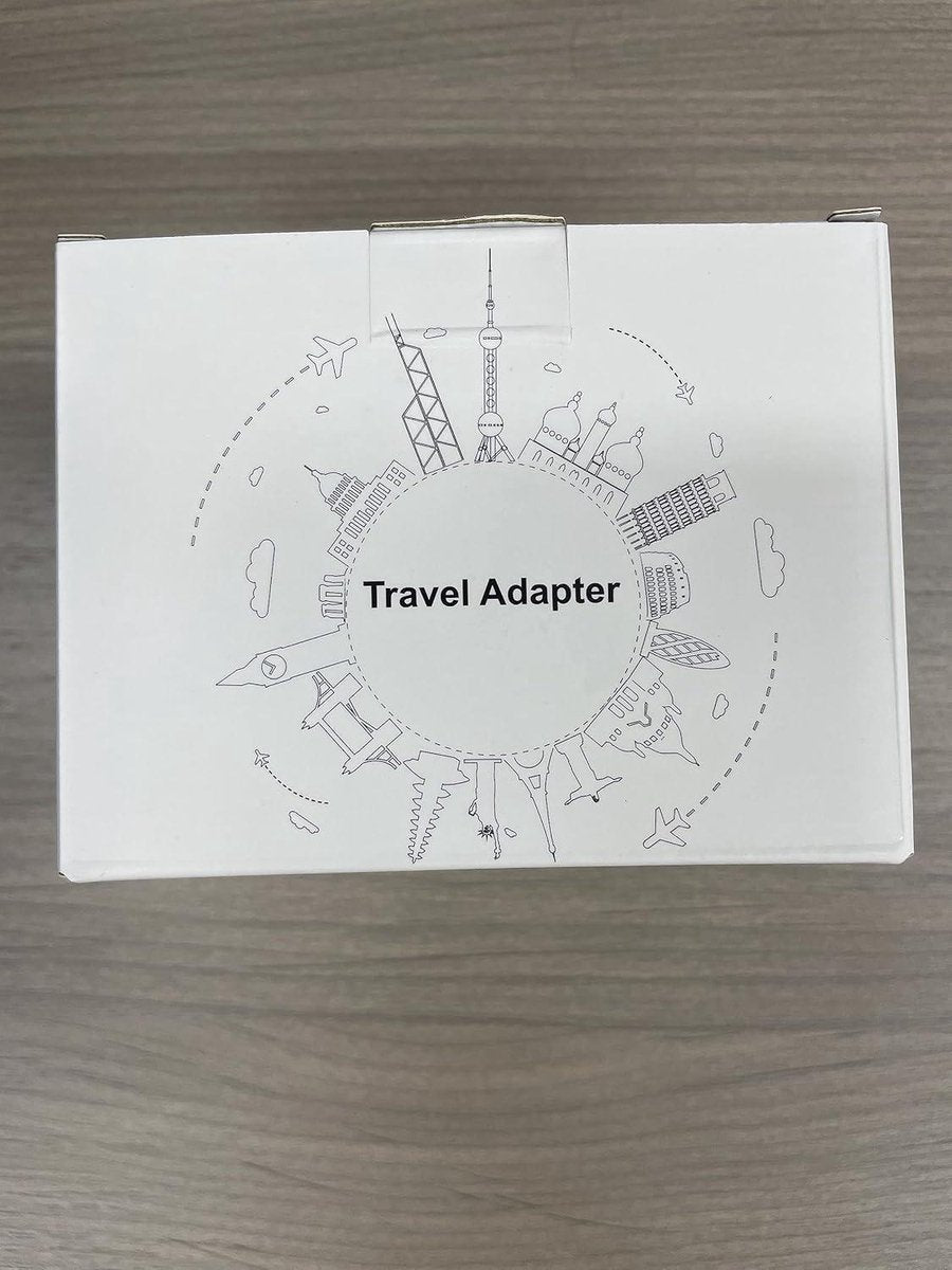 Universele Adapter Reisadapter Wereldwijd - NL/EU/DE AC-paneel - Type A/B/G/I/J VK - Engels Engeland/Amerika/CN/Australië/JP/Italië/Zwitserland - Nederland - Universeelste Stekkeradapter