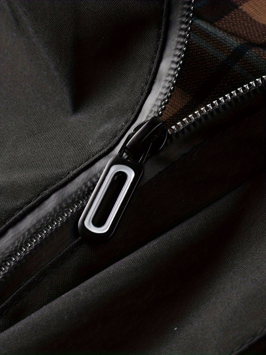 Windjack voor heren - Parka - Lente & Herfst - Jas - Volwassen - Groen - Maat L