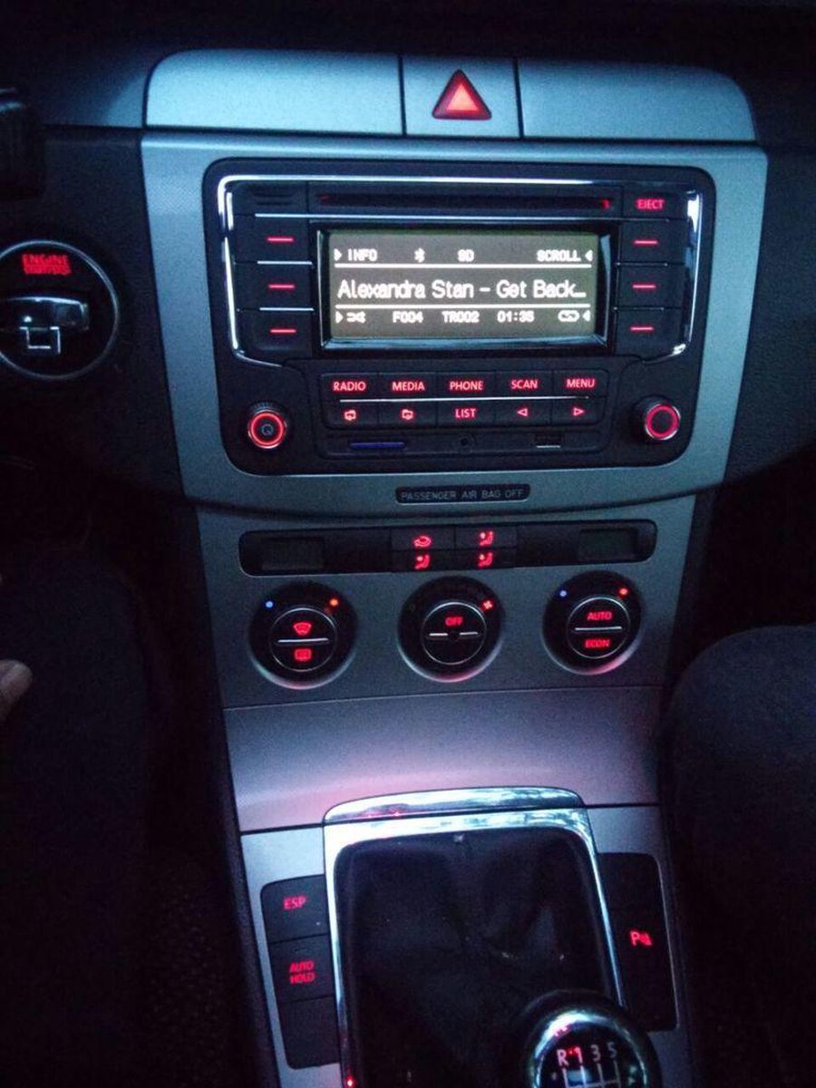 Radio cd-speler geschikt voor Volkswagen Golf 6 Polo 6R Jetta Caddy EOS Touran autoradio