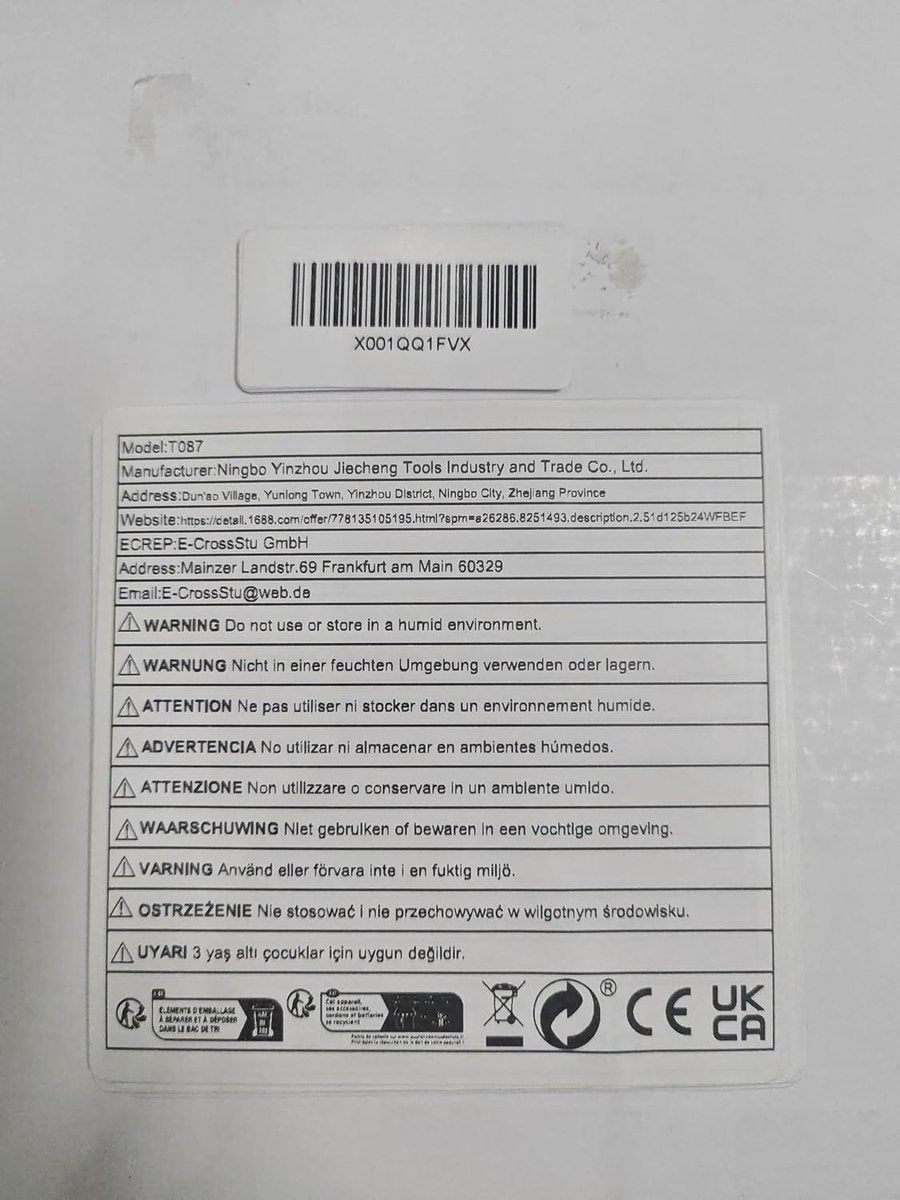 40V draadloze universele stofschaar - scherp mes - veiligheidsslot - snijdt karton - leer - tapijt - plastic plant (blauw)