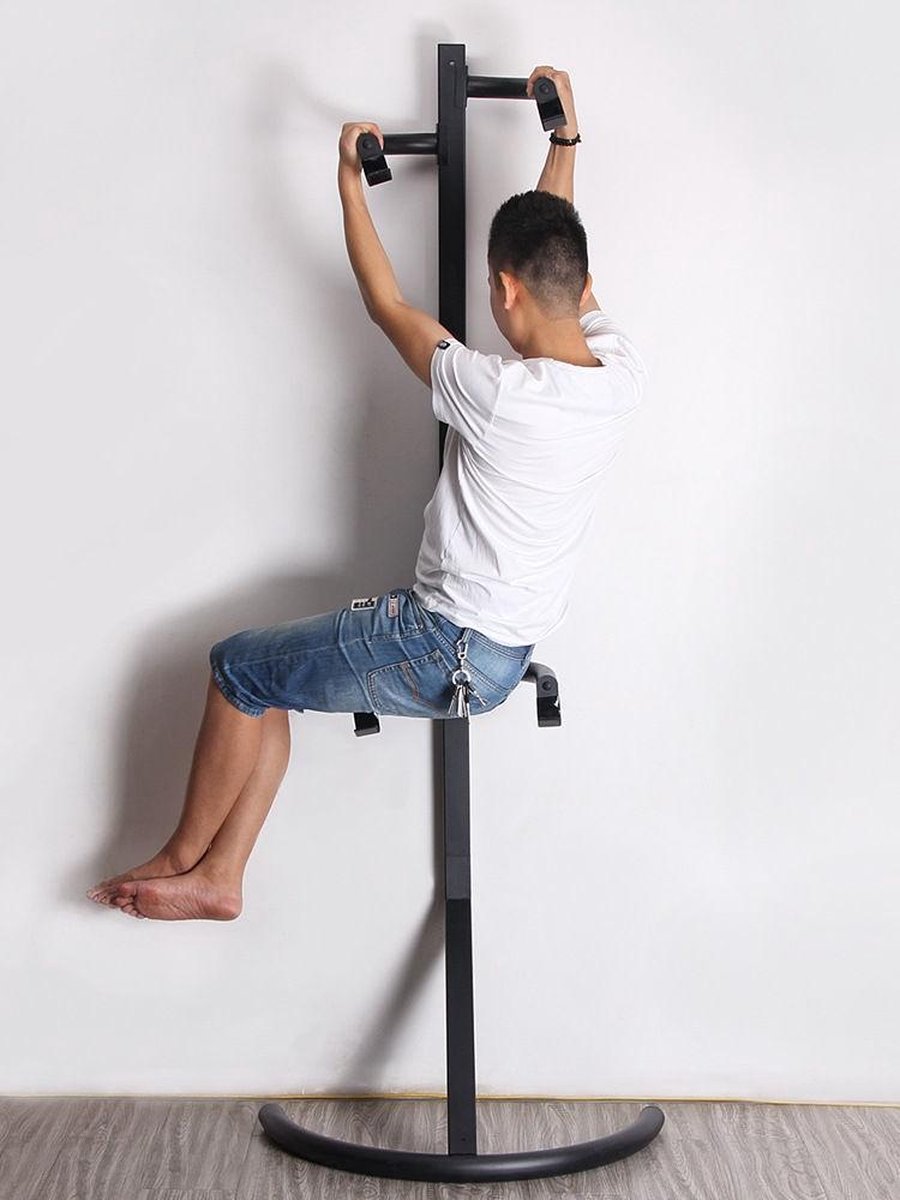 Standing bike rack for 2 bicycles - Hanging 2 bicycles one above the other - Bicycle rack hanging system - 220 Cm