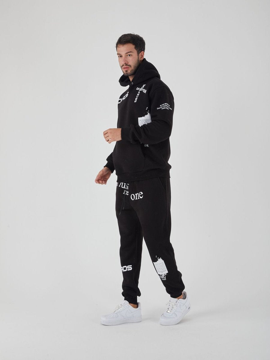Make Me Happy Trainingspak - Katoen - Mannen Trainingspak Herfst Winter Mode Casual Kleding - S