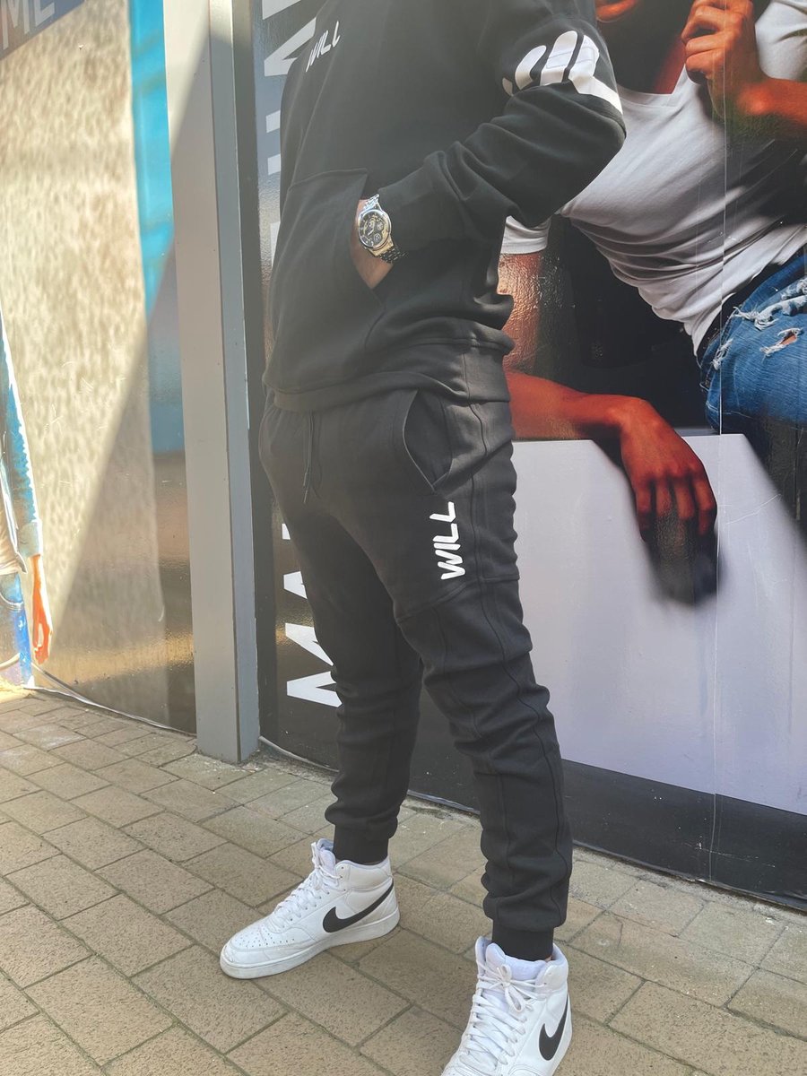 Katoenen pak - Heren Trainingspak Heren Set Merk Sportjack + Broek Set Mode Casual Trainingspak Herenkleding- M