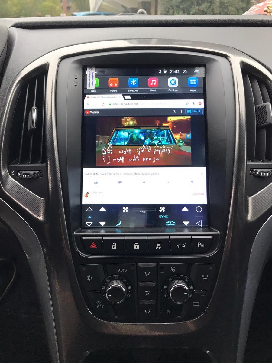 Opel Astra J 2010-2015 8-core Android 10 navigatie- en multimediasysteem Bluetooth USB WiFi