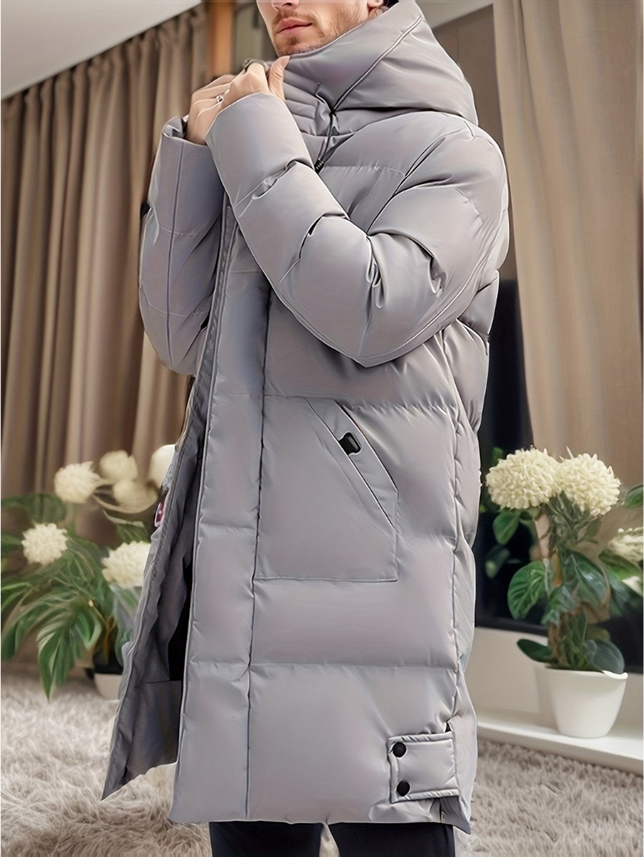 Winterjas - Heren - Parka Heren - Jas - Winter - Volwassen - Grijs - Maat XXXL