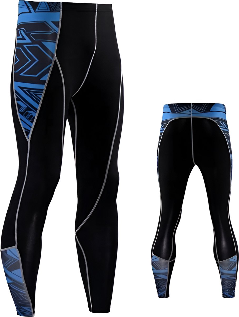 E-shop4u - Fleece Gevoerde Ski Thermische Onderbroek - Wintersport - Onderkleding - Unisex - Wit - XXXL - Stretch Pasvorm + Fleece Voering - Ademend Materiaal - Lichtgewicht