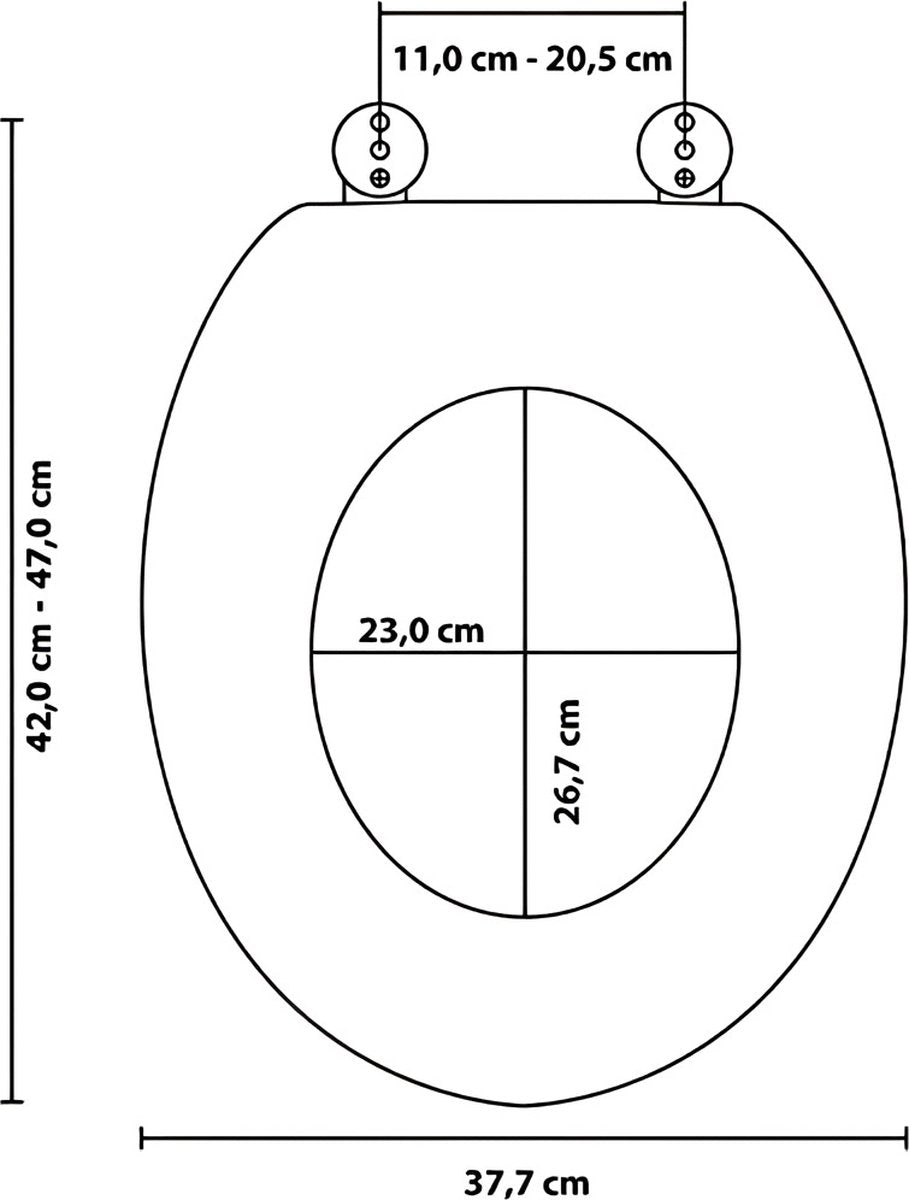toilet seat with soft closing mechanism I High-quality wooden toilet seat I Toilet lid in various designs (Cool Cat)