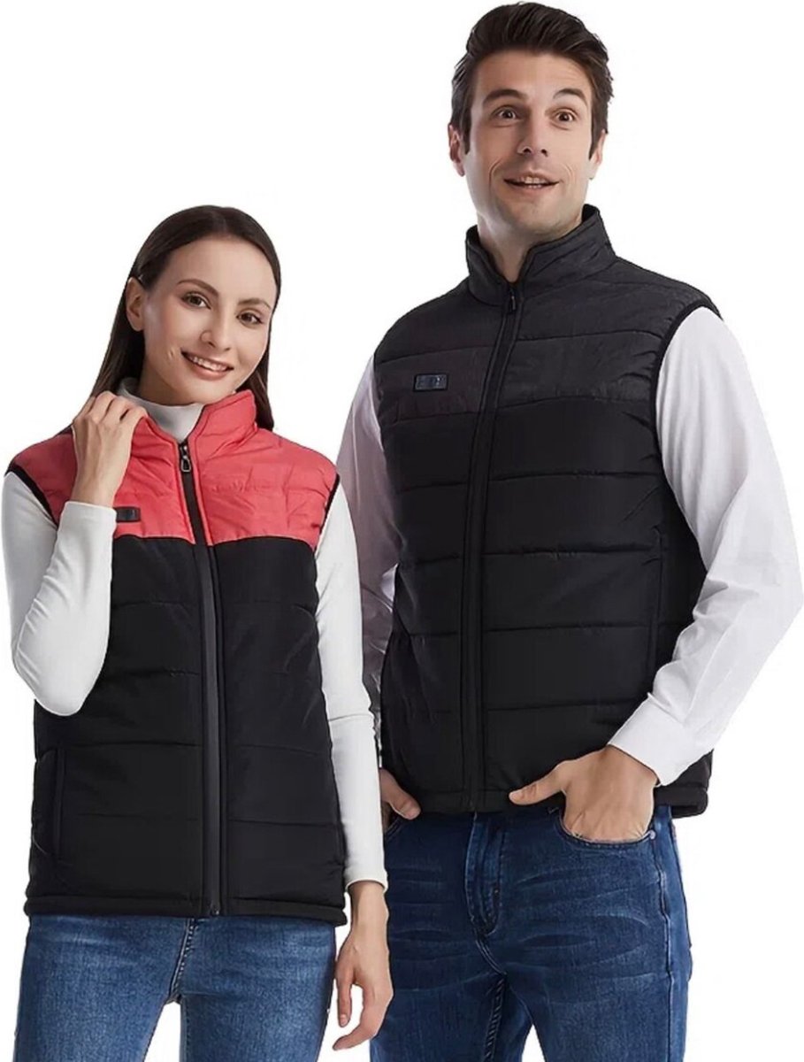 Xerolax Verwarmde Bodywarmer - Heated Vest - Elektrische Bodywarmer - Jas - Winter - Oplaadbaar - Unisex - Maat XS - Grijs