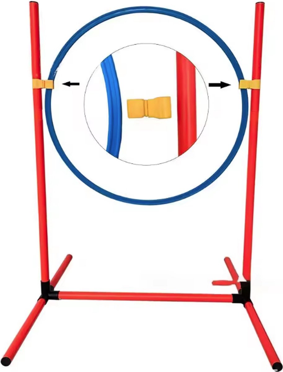 Dog Agility - 16-piece - Dog Tunnel - Dog Agility Set - Dog Training - Tunnel - Slalom - Hurdle