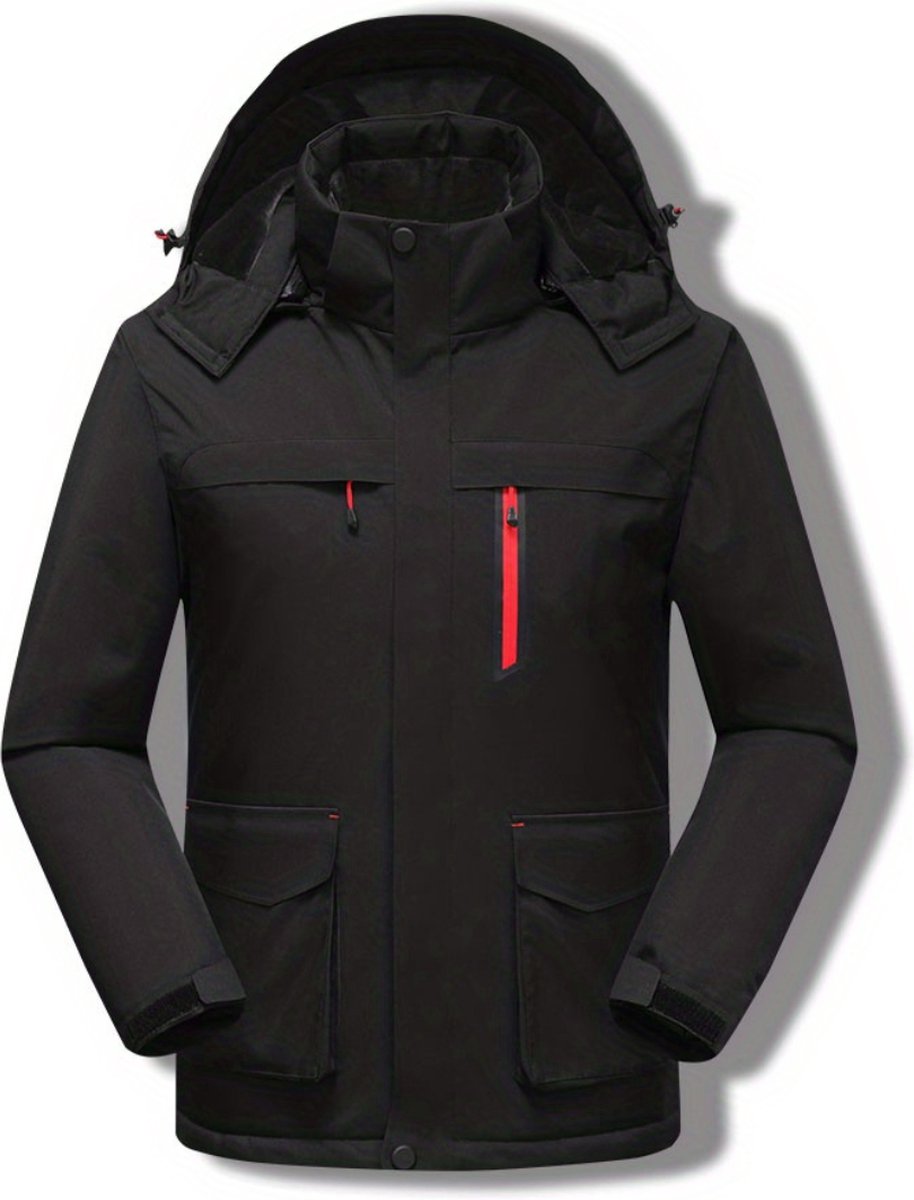 Verwarmde Jas - Heating Jacket - Thermo Jas - Elektrische Kleding - Jas Met Verwarming - Extra Comfortabel - Heren - Maat XXL - Zwart
