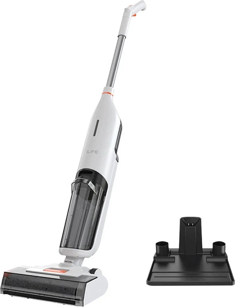 Eszenzics™ Steelstofzuiger ProW90 - Draadloos - Zelfreinigende borstel - 3-in-1 - Zuig-Dweil-Was functie - Krachtige 150W stofzuiger - Geluidsarm