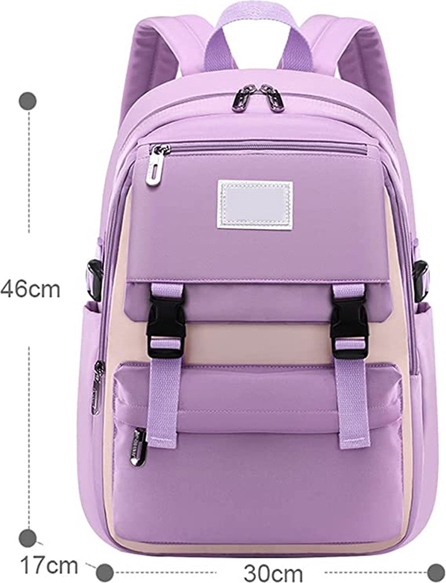 Backpack - Rucksack - School - Girls - Boys - Teens - Waterproof - Satchel - 25 Litre - Purple