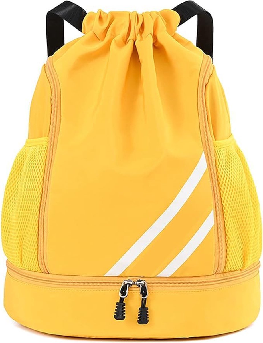 Spacious Water-Resistant Backpack with Separate Shoe Compartment and Side Pockets for Sports and Daily Use