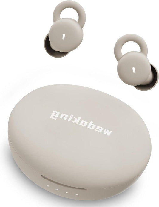Slaapmasker Bluetooth Kleinste Onzichtbare Slaap-oordopjes - Comfortabele Geluidsblokkering - Draadloze Bluetooth Oordopjes voor Zijslapers - Kleine Verborgen Slaaphoofdtelefoon - Werk - Sport
