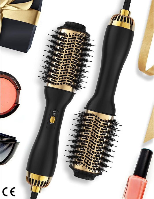 Föhnborstel Professional - 2-in-1 Heteluchtborstel voor Volume, Glans en Styling - Ionische Technologie voor Gezond Haar - Haardroger en Haarborstel in Eén - Creëer Salonwaardige Looks
