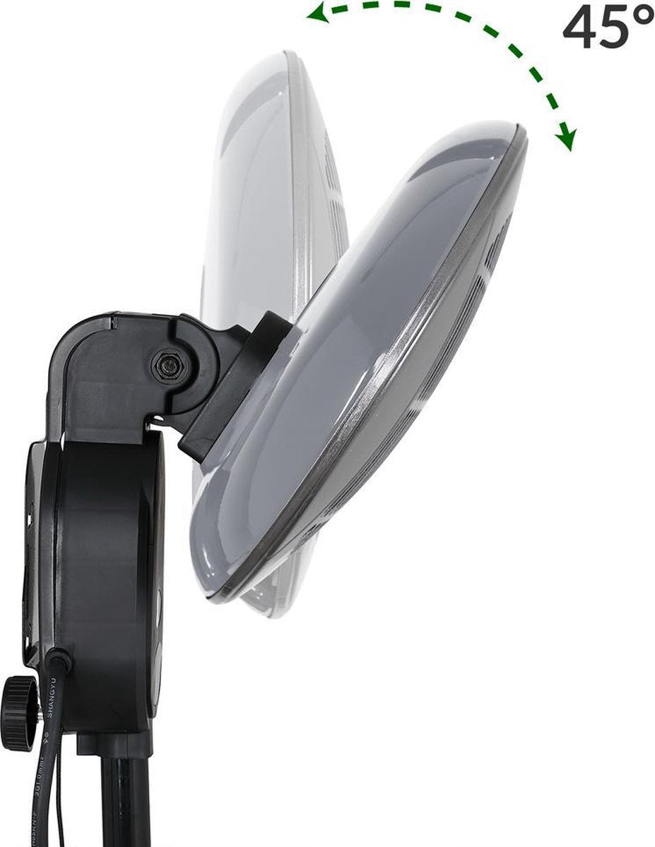 Patio heater, radiant heater, with 3 heat settings