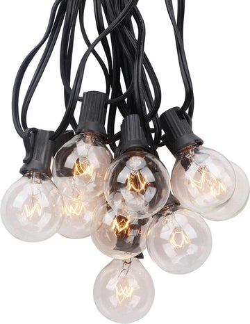 Lichtsnoer Buiten - Lichtslinger Buiten - Buitenlampjes - 22m - 50 lampjes - 7W per lichtbol - Decoratie