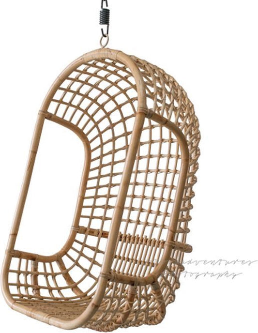 Hanging chairs - children's hanging chair light rattan - hanging chair for children - carrying capacity 100 kg - up to length 164 - children's room