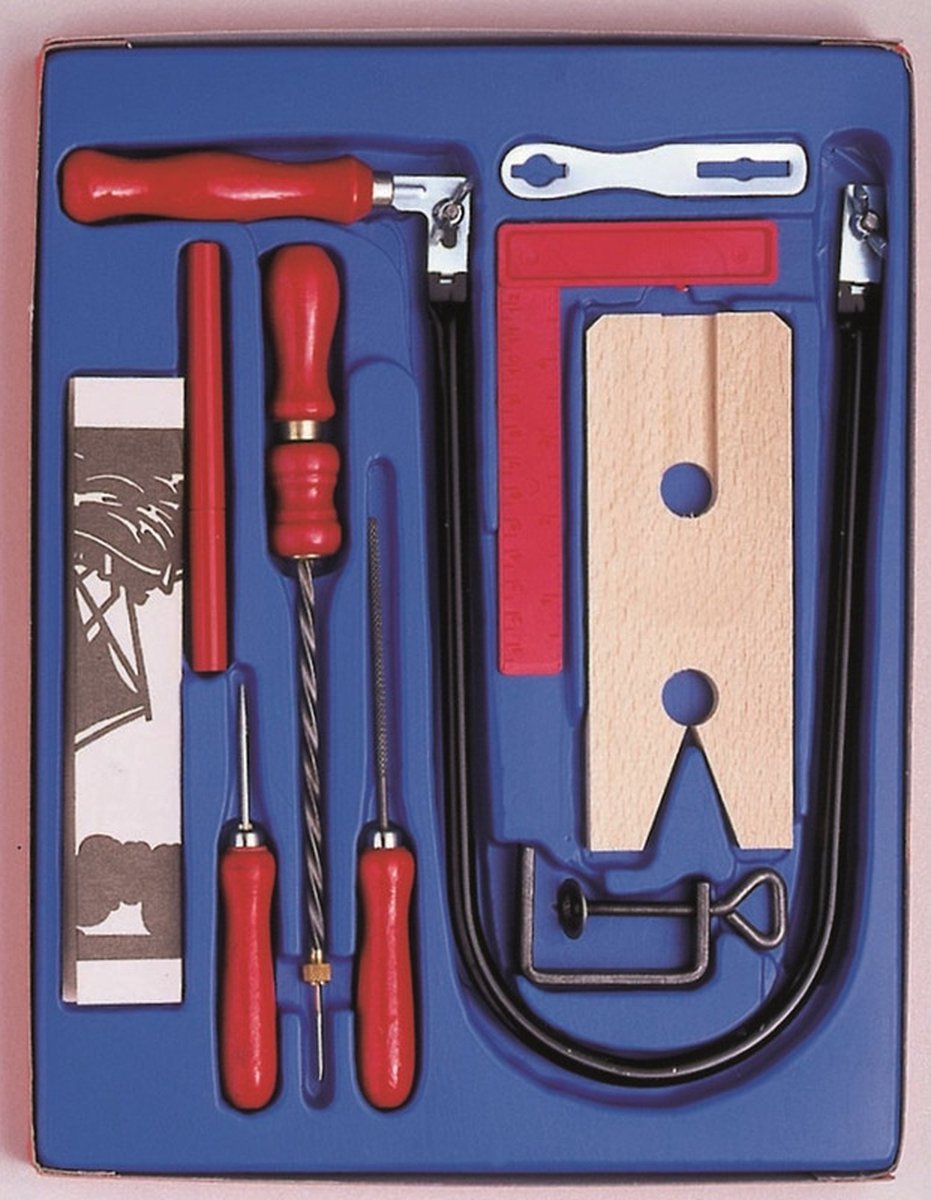 Figuurzaagset voor kinderen - Hobby-/knutselbenodigdheden - Gereedschap voor figuurzagen - Leren zagen