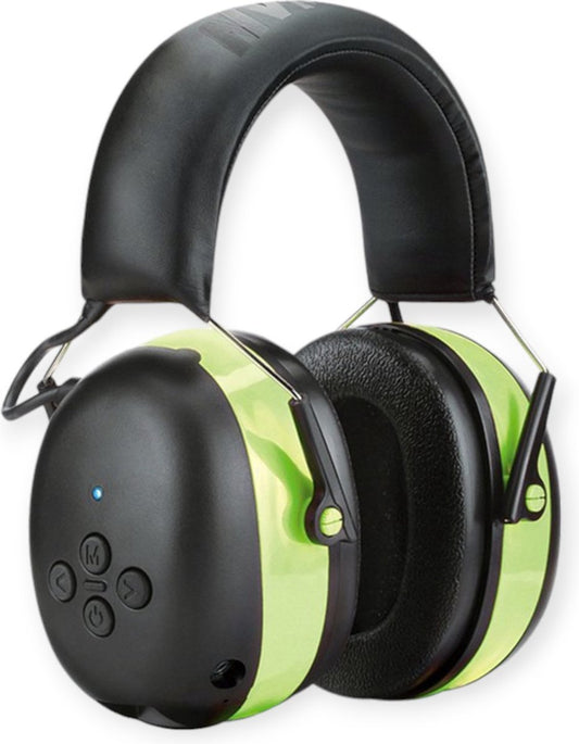 PROHEAR gehoorbescherming oorkappen - oorbeschermers met BLUETOOTH - AUX - Bellen - OPLAADBAAR - Ergonomisch - Orthopedisch - Groen