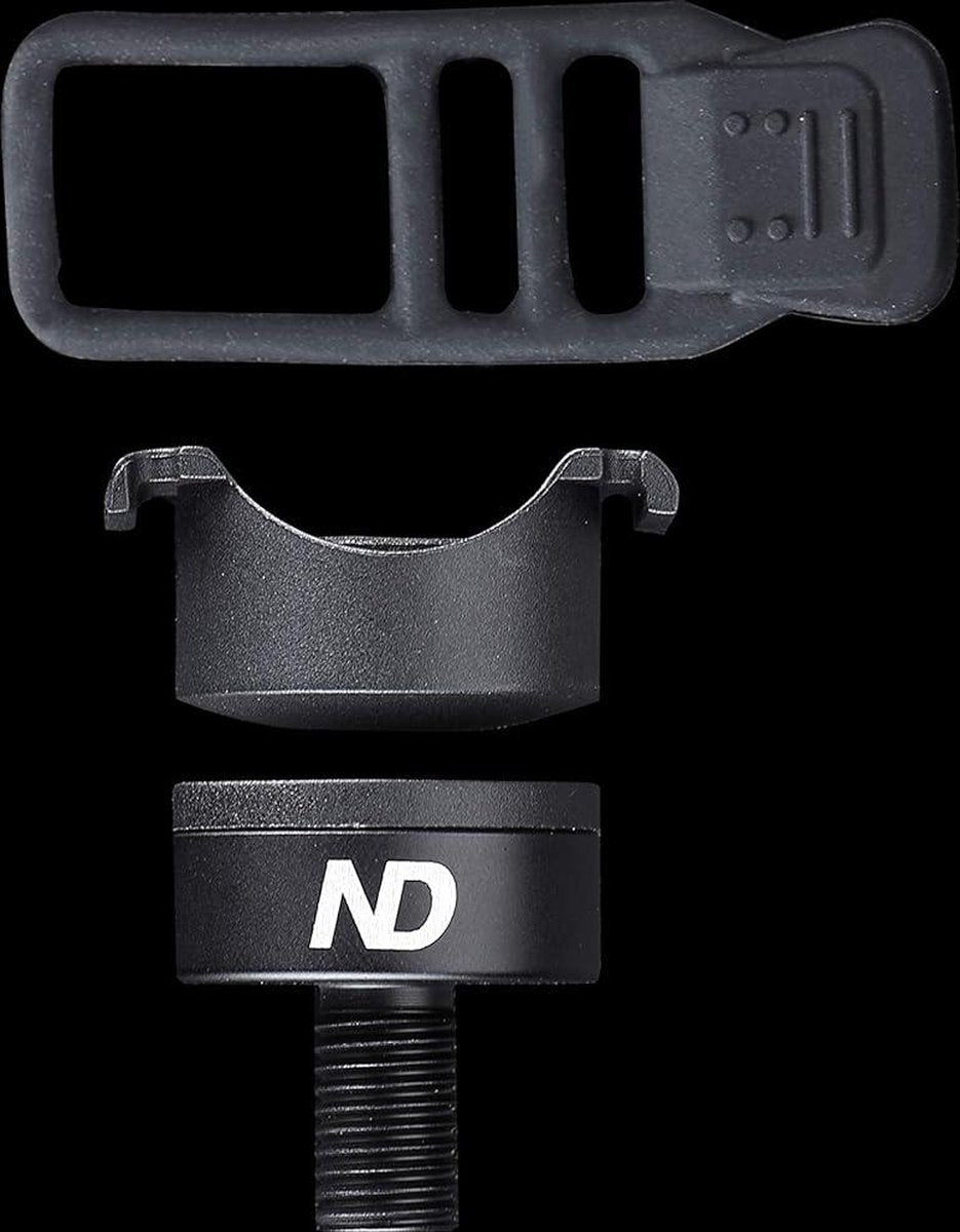 3* Magnetic Butt Rest P8 - Karper Vishengel - Aluminium - Zwart