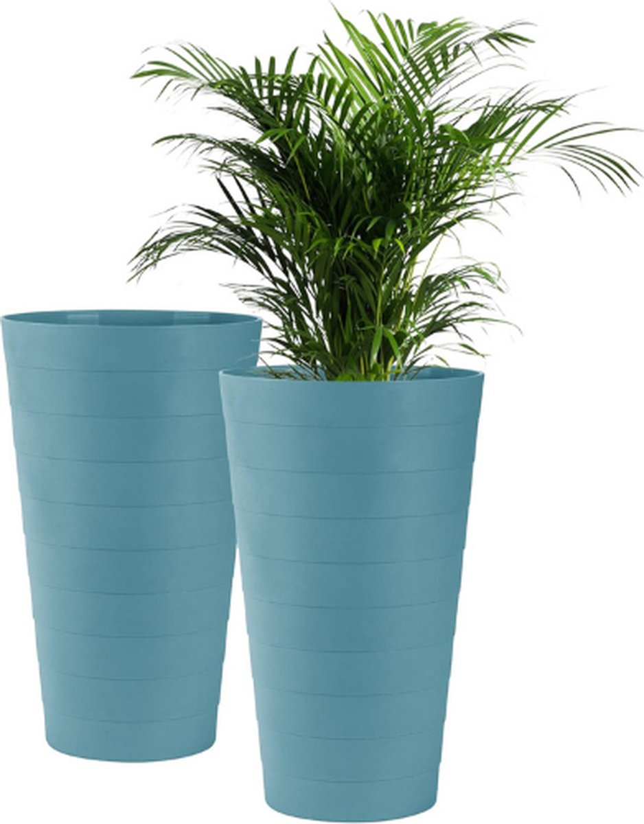 High Planter 2pcs - Indoor and Outdoor Flower Pots - 50cm Planter - Flower Box - Large Plant Pot